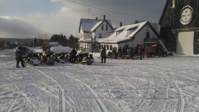 Snowmobiling in Maine Snowmobiling in Maine